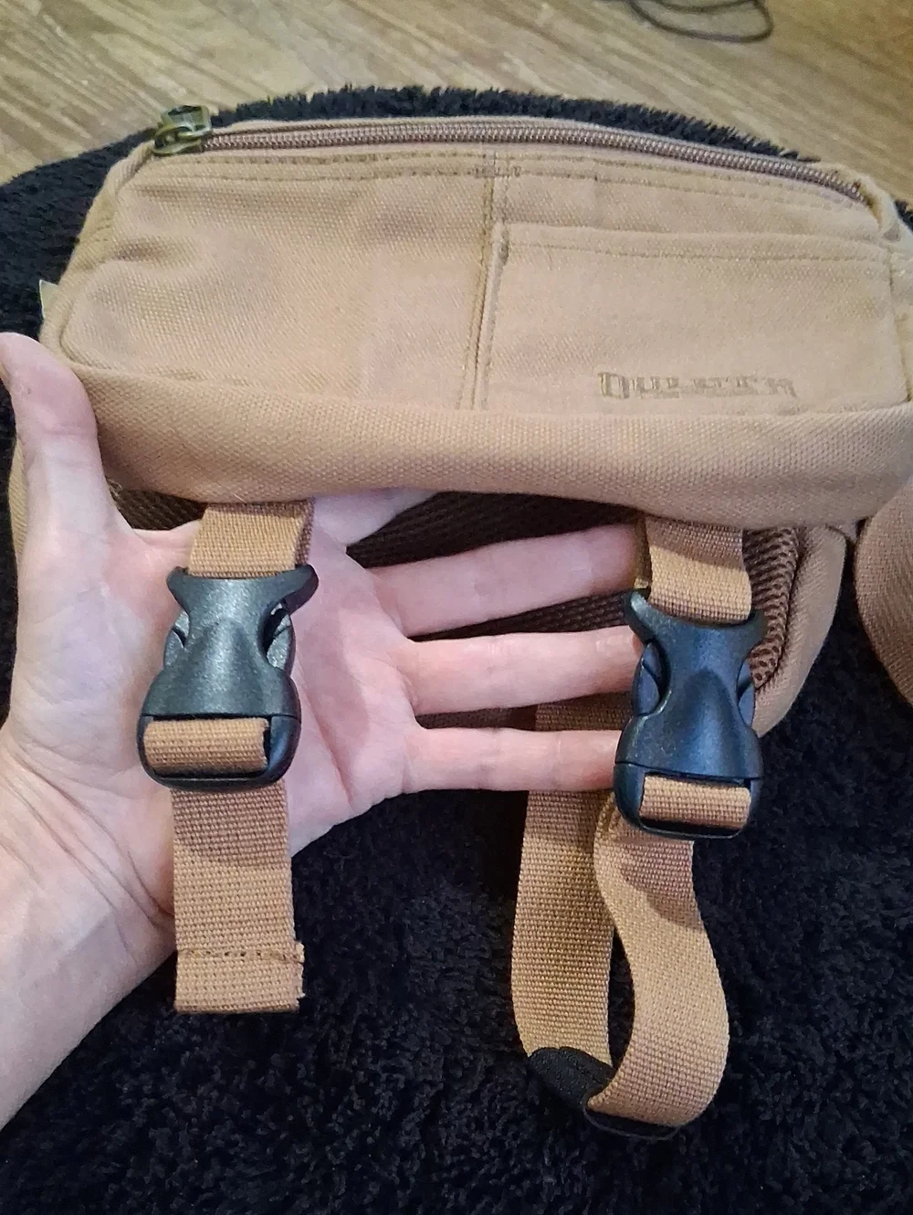 Duluth Trading Co. Canvas Dual-Pouch Medium Dog Treat Bag